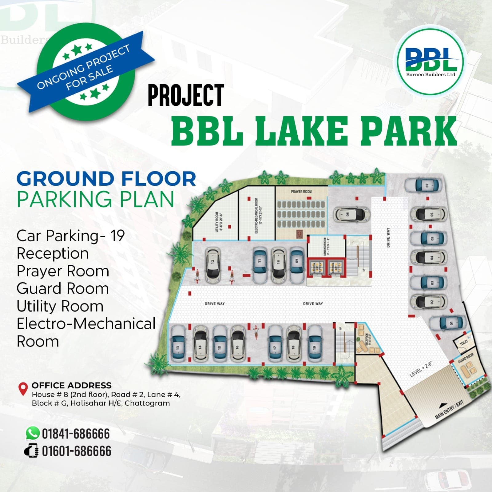 GROUND FLOOR, PARKING PLAN